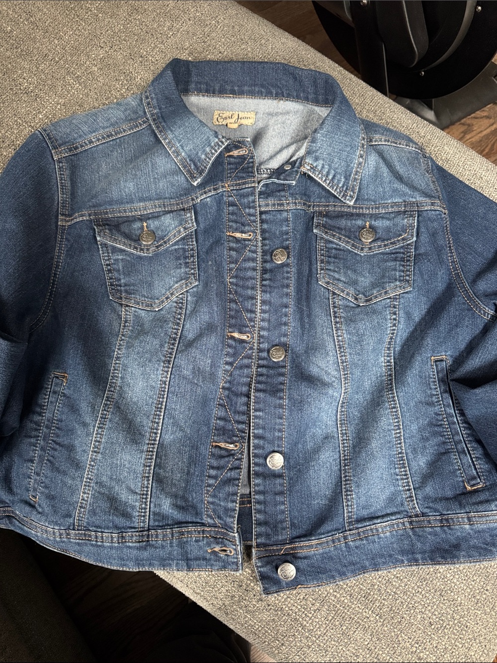 Earl Jeans Classic Blue Denim Jacket